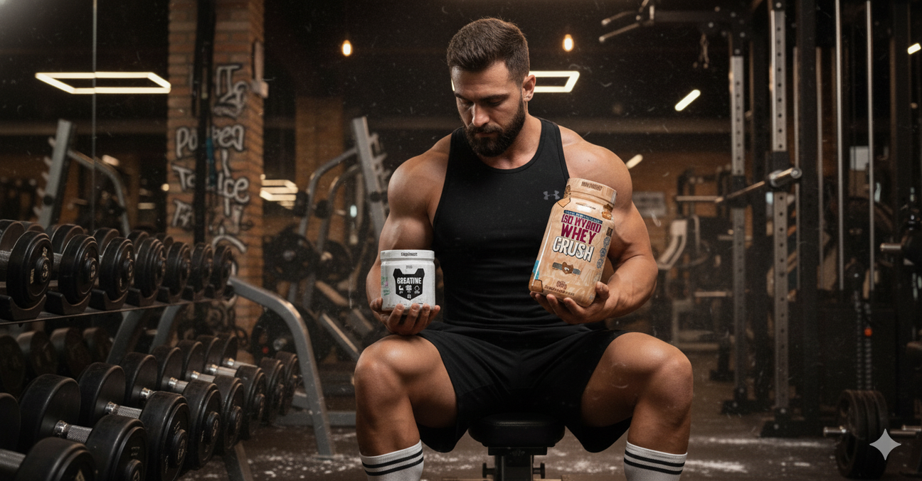 Whey e creatina: quais as diferenças entre os suplementos?