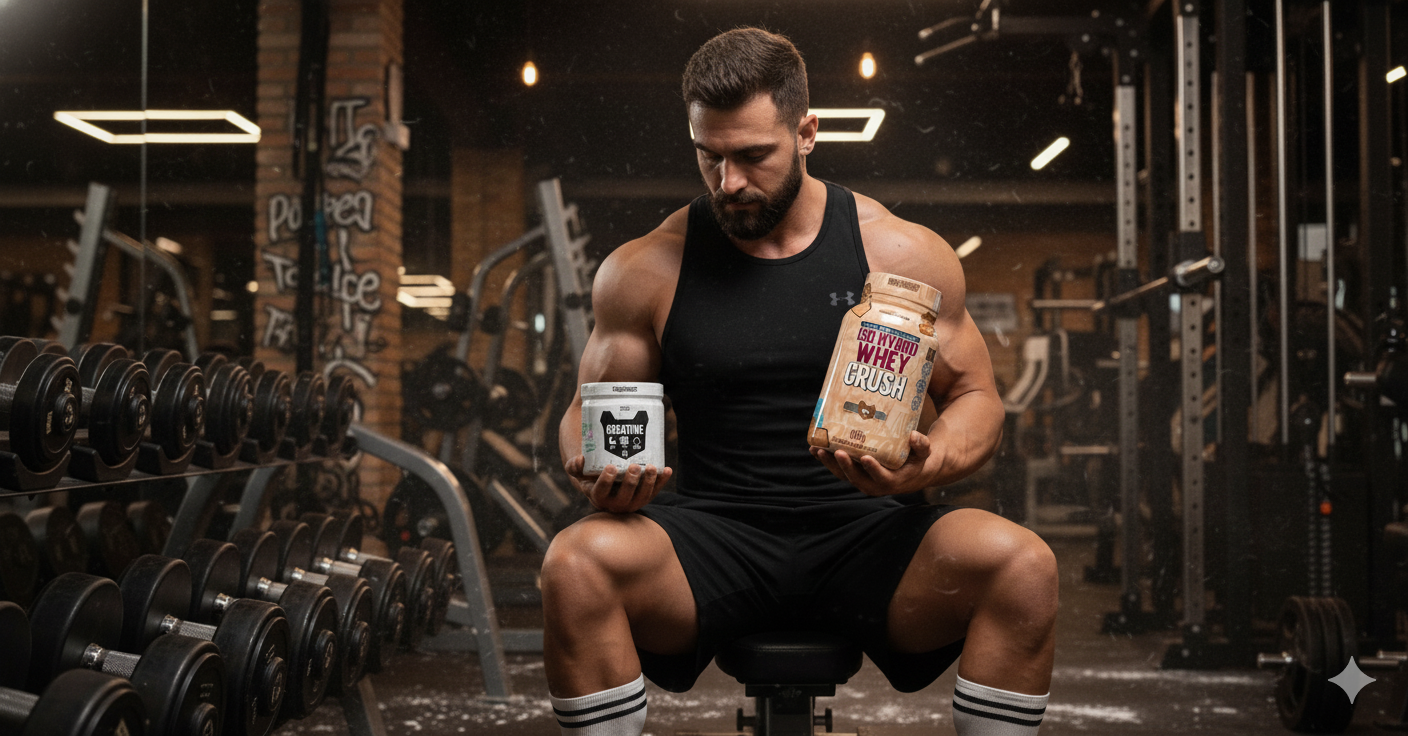 Whey e creatina: quais as diferenças entre os suplementos?