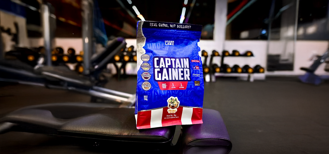 CAPTAIN GAINER: o suplemento que redefine os hipercalóricos