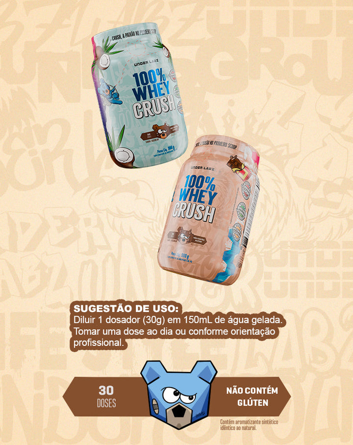 100% Whey Crush - Loja Oficial Under Labz