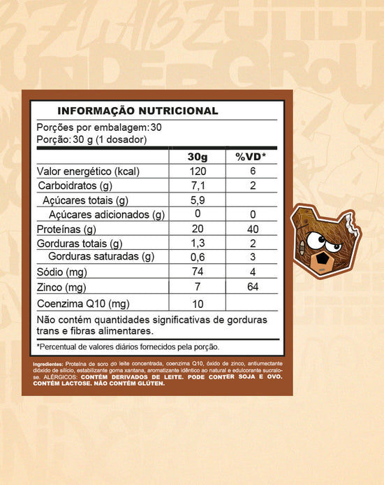 100% Whey Crush - Loja Oficial Under Labz