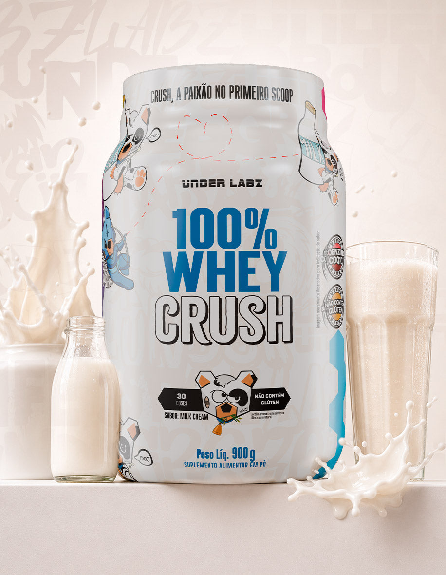 Estilo de vida 100% WHEY CRUSH MILK CREAM 900g