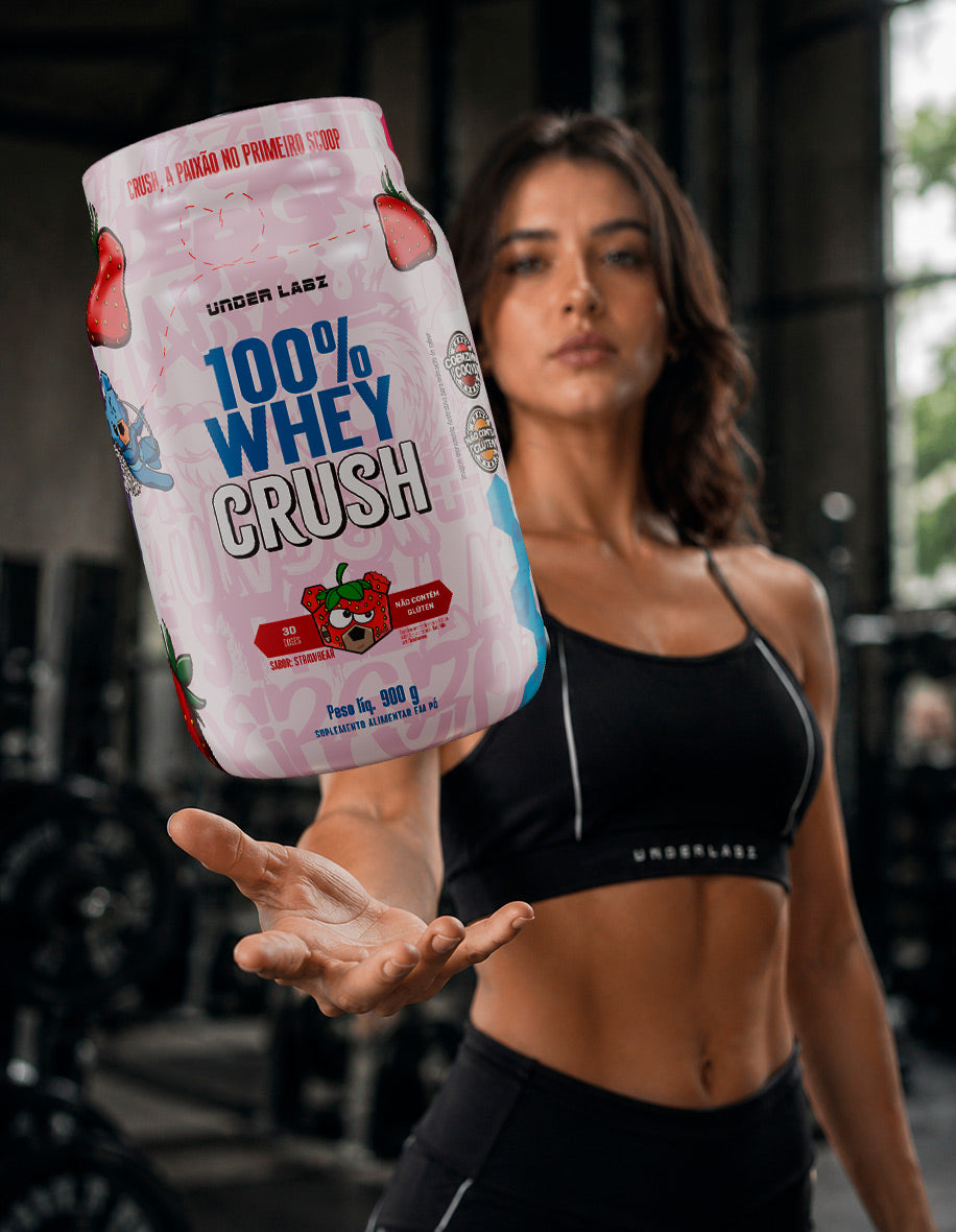 Estilo de vida 100% WHEY CRUSH STRAWBERRY 900g