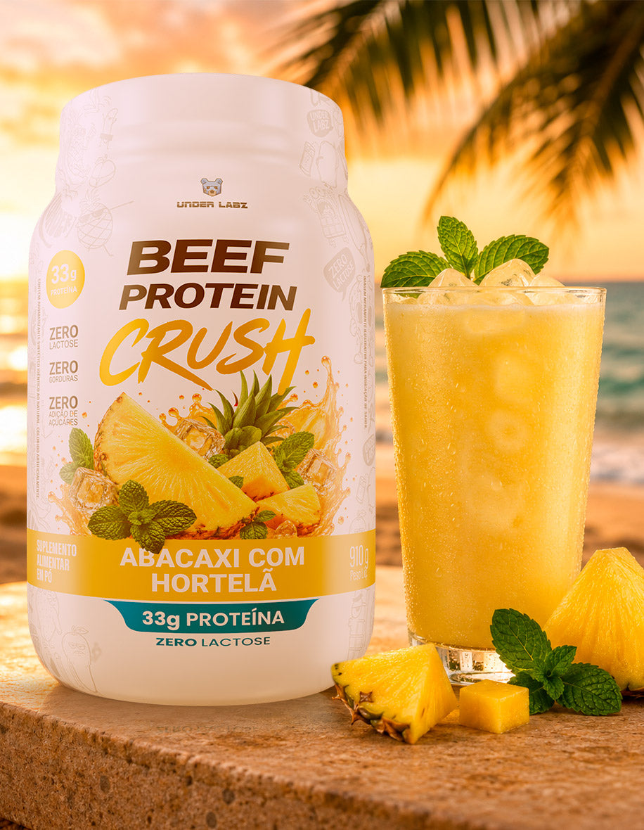 Estilo de vida BEEF PROTEIN CRUSH ABACAXI COM HORTELÃ 910g