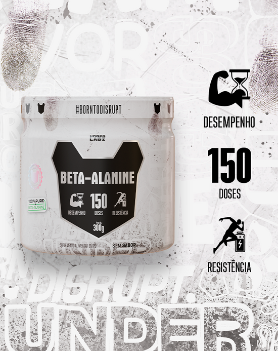 BETA ALANINE BORNTODISRUPT 300G - Loja Oficial Under Labz