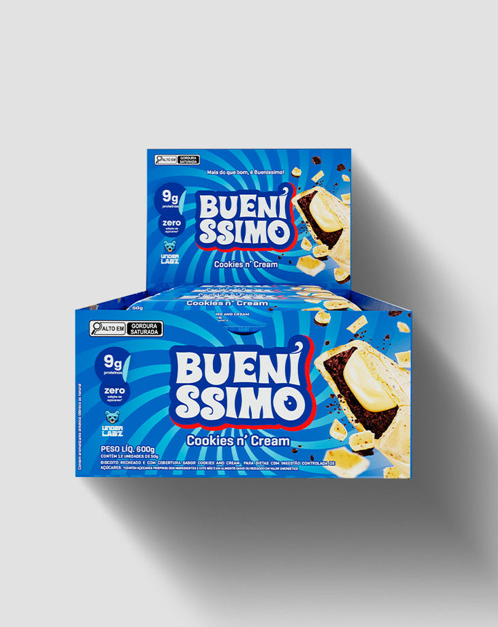 Baked Bar Bueníssimo display com 12 unidades - LOJA  | Under Labz – Loja Oficial