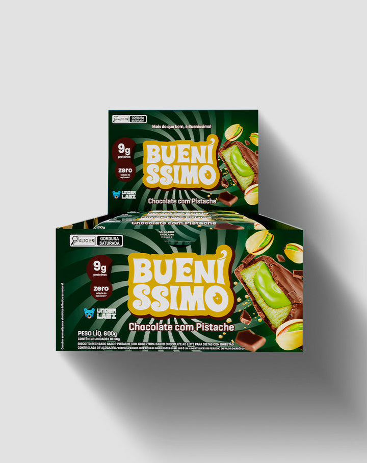Baked Bar Bueníssimo display com 12 unidades - LOJA  | Under Labz – Loja Oficial