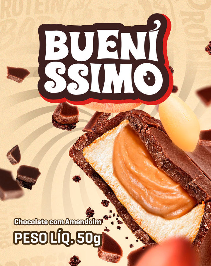 Baked Bar Bueníssimo display com 12 unidades - LOJA  | Under Labz – Loja Oficial