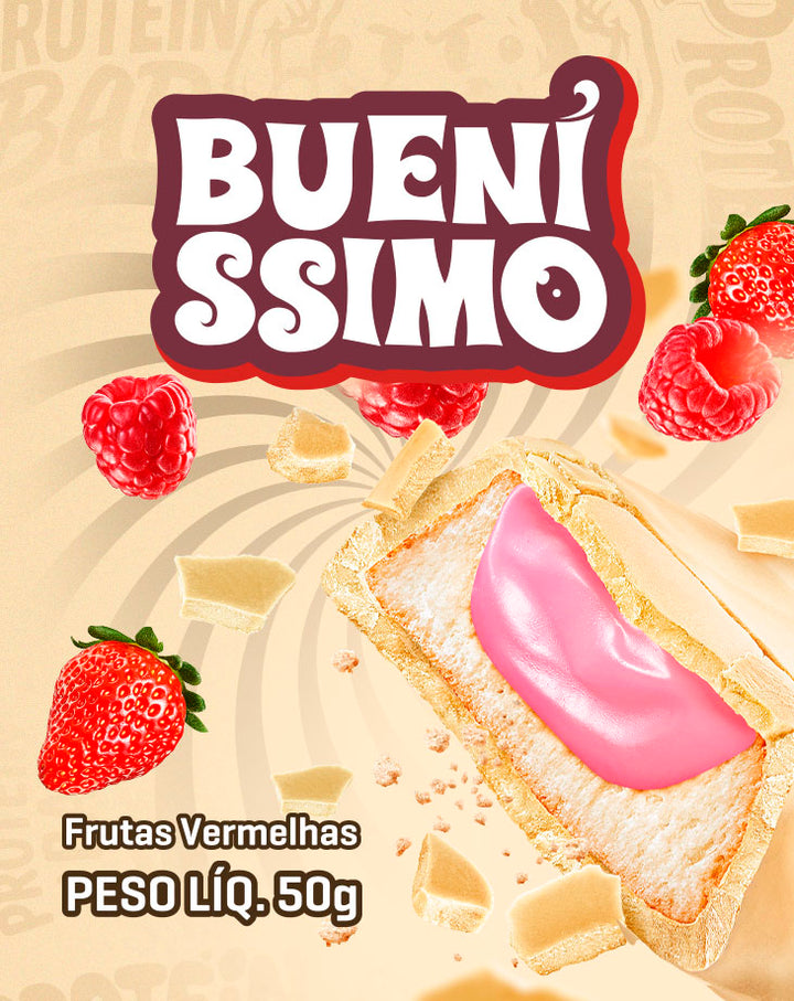 Baked Bar Bueníssimo display com 12 unidades - LOJA  | Under Labz – Loja Oficial