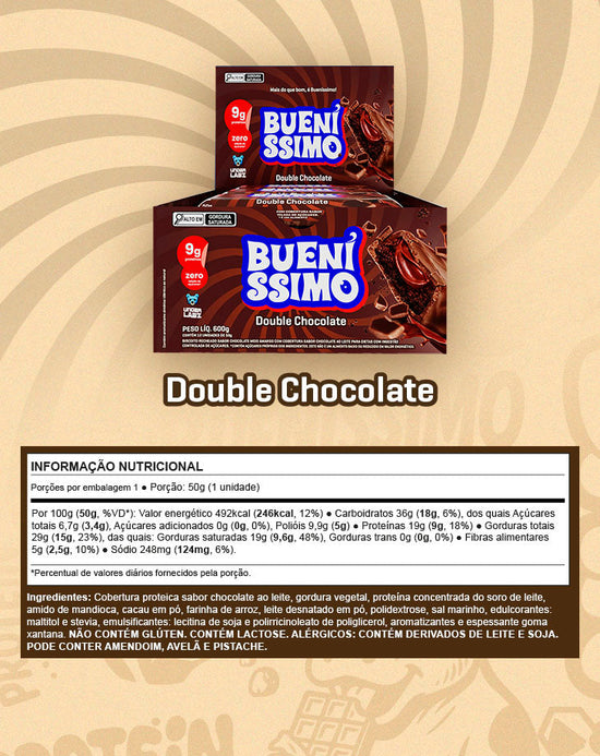 Baked Bar Bueníssimo display com 12 unidades - LOJA  | Under Labz – Loja Oficial