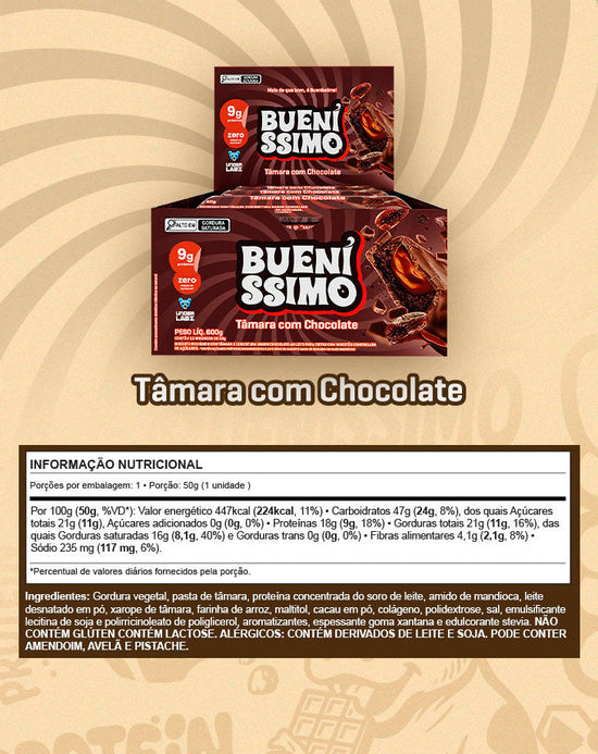 Baked Bar Bueníssimo display com 12 unidades - LOJA  | Under Labz – Loja Oficial
