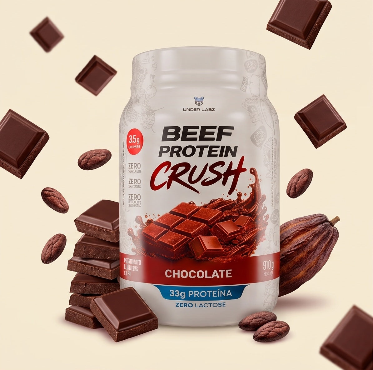 Estilo de vida BEEF PROTEIN CRUSH CHOCOLATE 910G