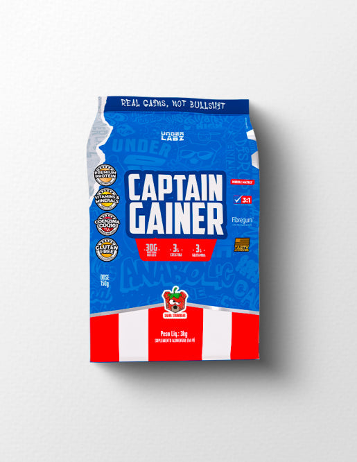 CAPTAIN GAINER 3KG - Loja Oficial Under Labz