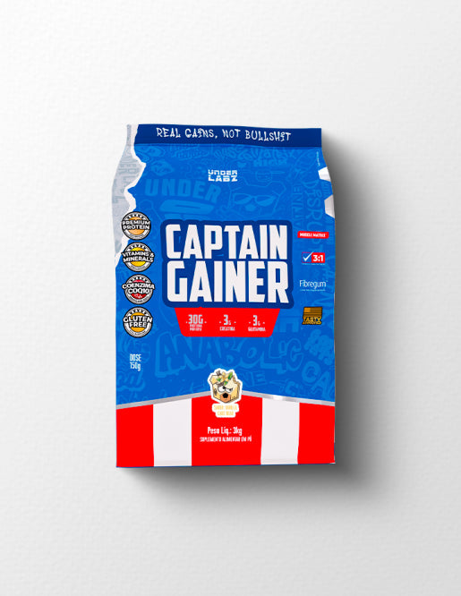 CAPTAIN GAINER 3KG - Loja Oficial Under Labz