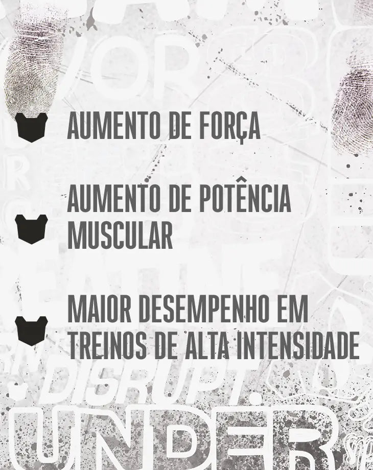 CREATINE 100% PURE BORNTODISRUPT - Loja Oficial Under Labz