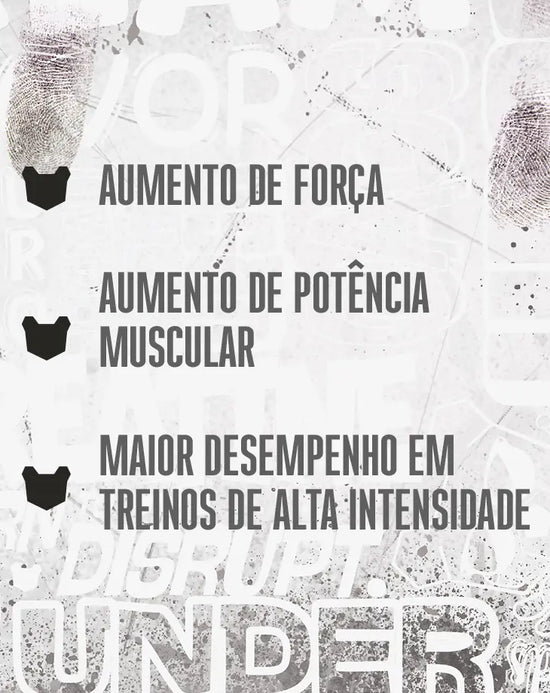 CREATINE 100% PURE BORNTODISRUPT - Loja Oficial Under Labz