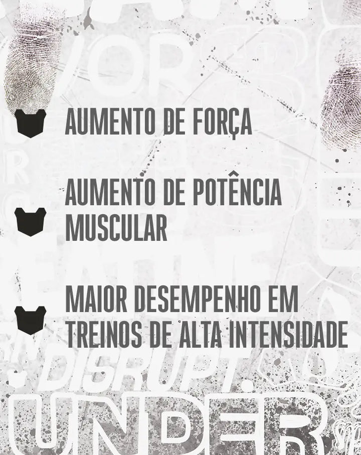 CREATINE 100% PURE BORNTODISRUPT - Loja Oficial Under Labz