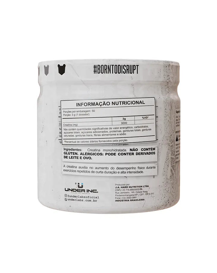 CREATINE 100% PURE BORNTODISRUPT - Loja Oficial Under Labz