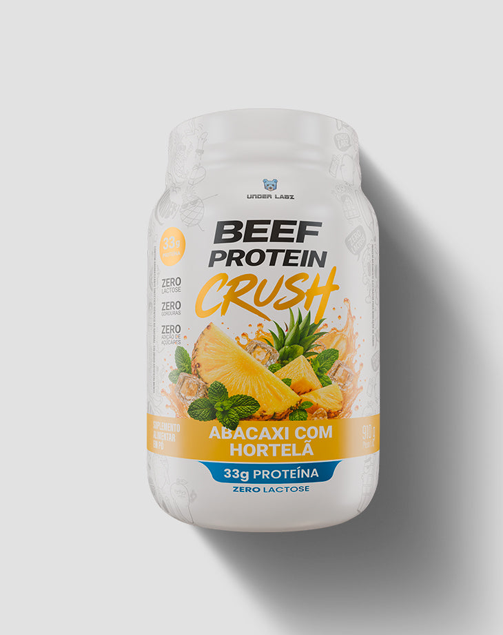 BEEF PROTEIN CRUSH ABACAXI COM HORTELÃ 910g