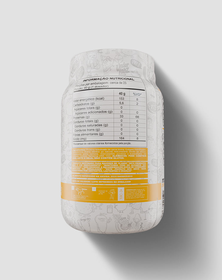 BEEF PROTEIN CRUSH ABACAXI COM HORTELÃ 910g