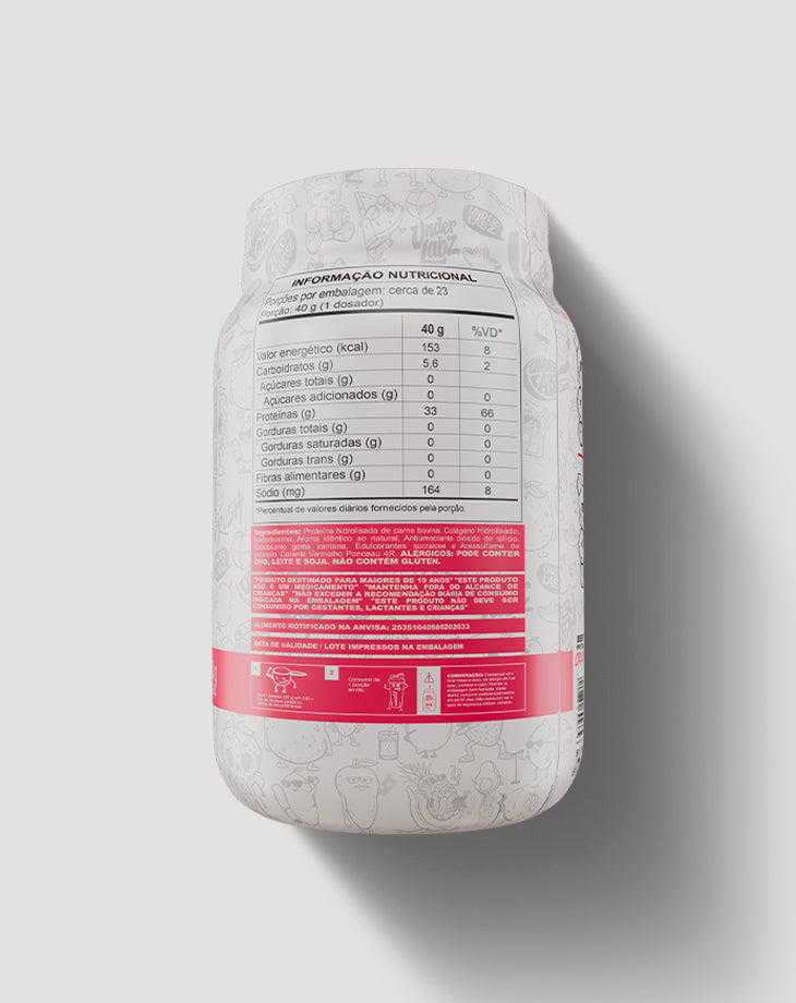 BEEF PROTEIN CRUSH MORANGO COM MARACUJÁ 910g