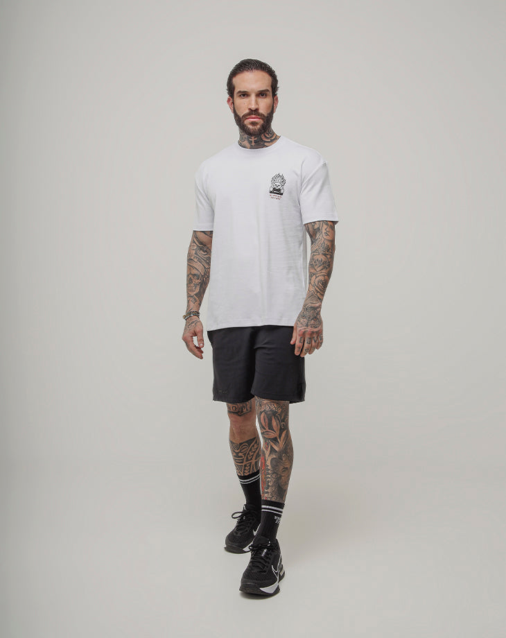 CAMISETA MASCULINA OVERSIZED DIMETHYLEX: BRANCO | Under Labz – Loja