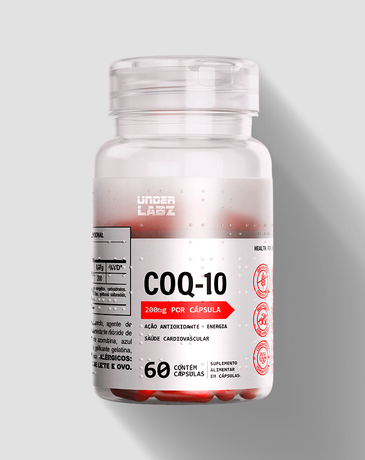Coenzima Q10 Under Labz 200mg 60 cápsulas
