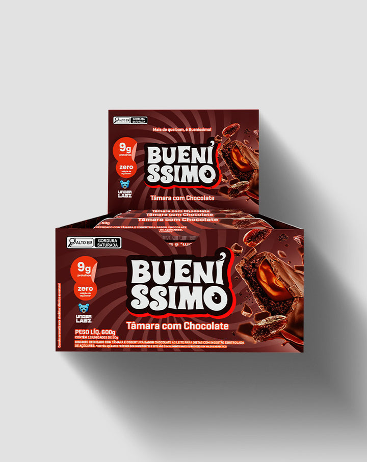 Baked Bar Bueníssimo display com 12 unidades - Loja Oficial Under Labz