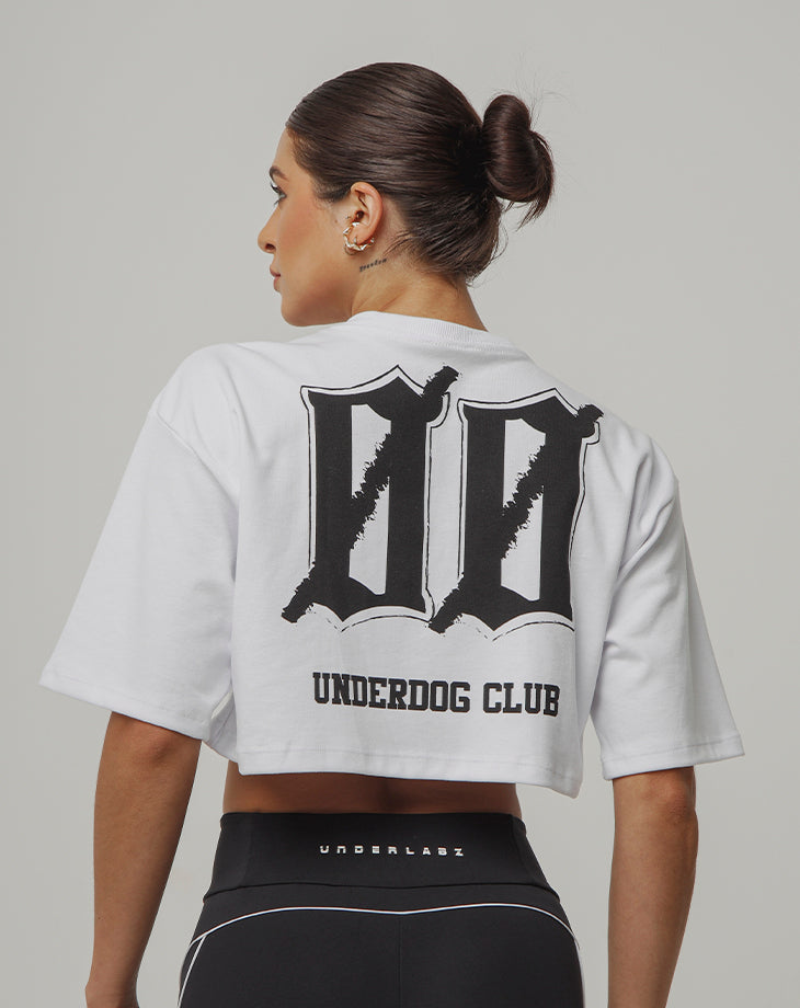 CROPPED BEAR CODE BRANCO