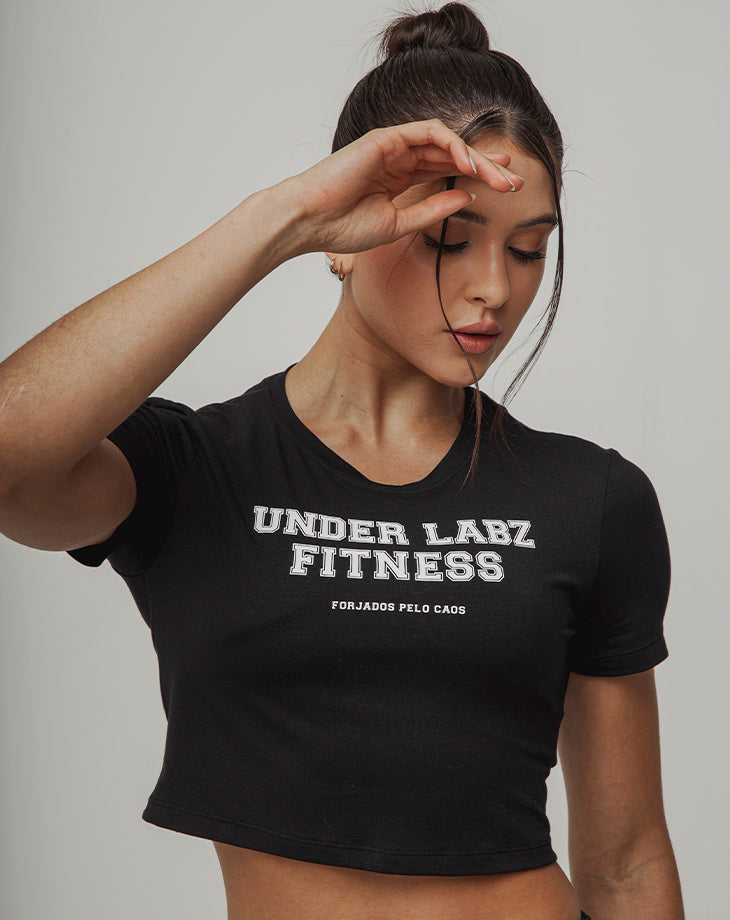 CROPPED FEMININO COMMAND CROP PRETO