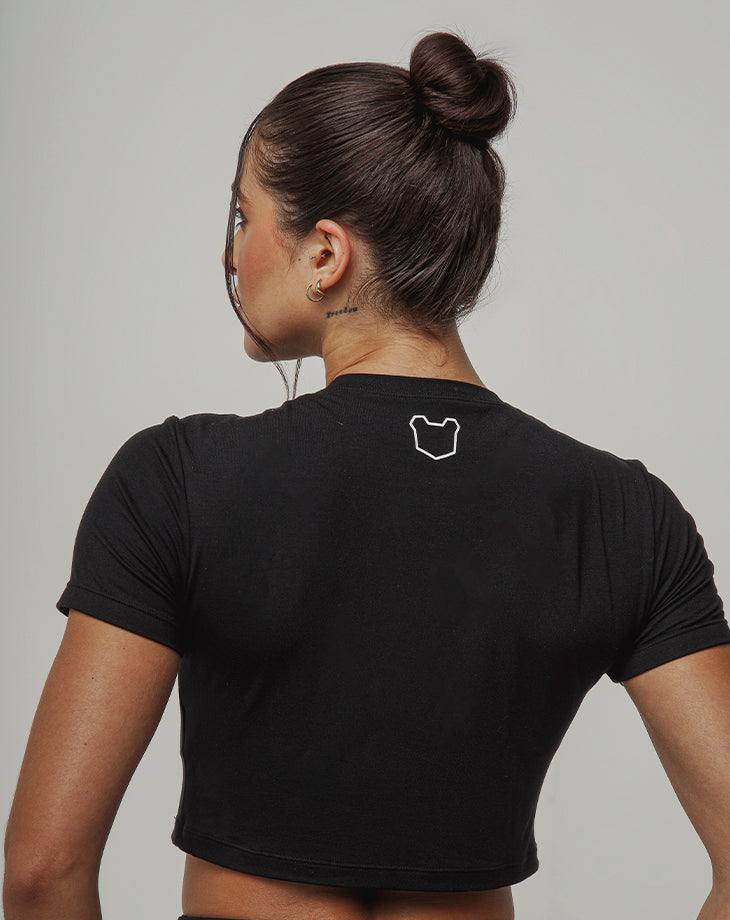 CROPPED FEMININO COMMAND CROP PRETO