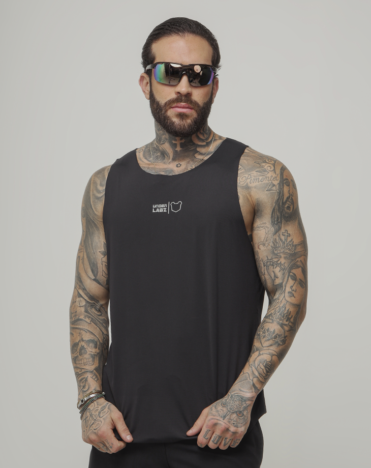 REGATA MASCULINA ZENITH PRETA