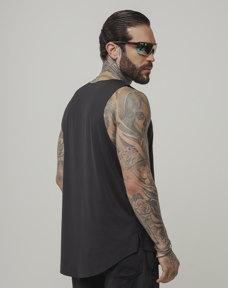 REGATA MASCULINA ZENITH PRETA