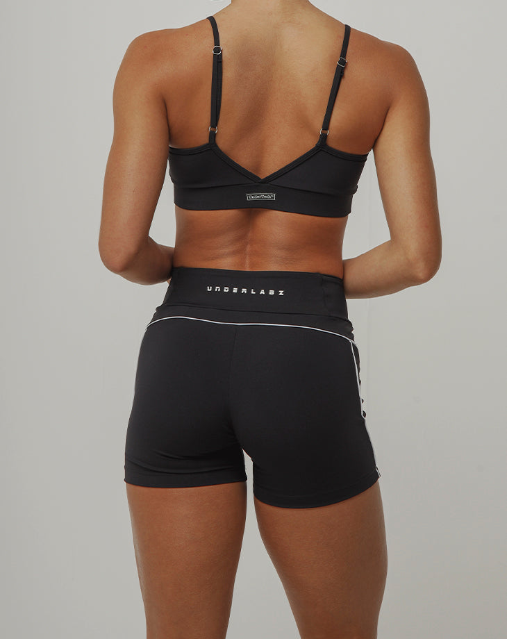 SHORTS FEMININO LINE PRETO