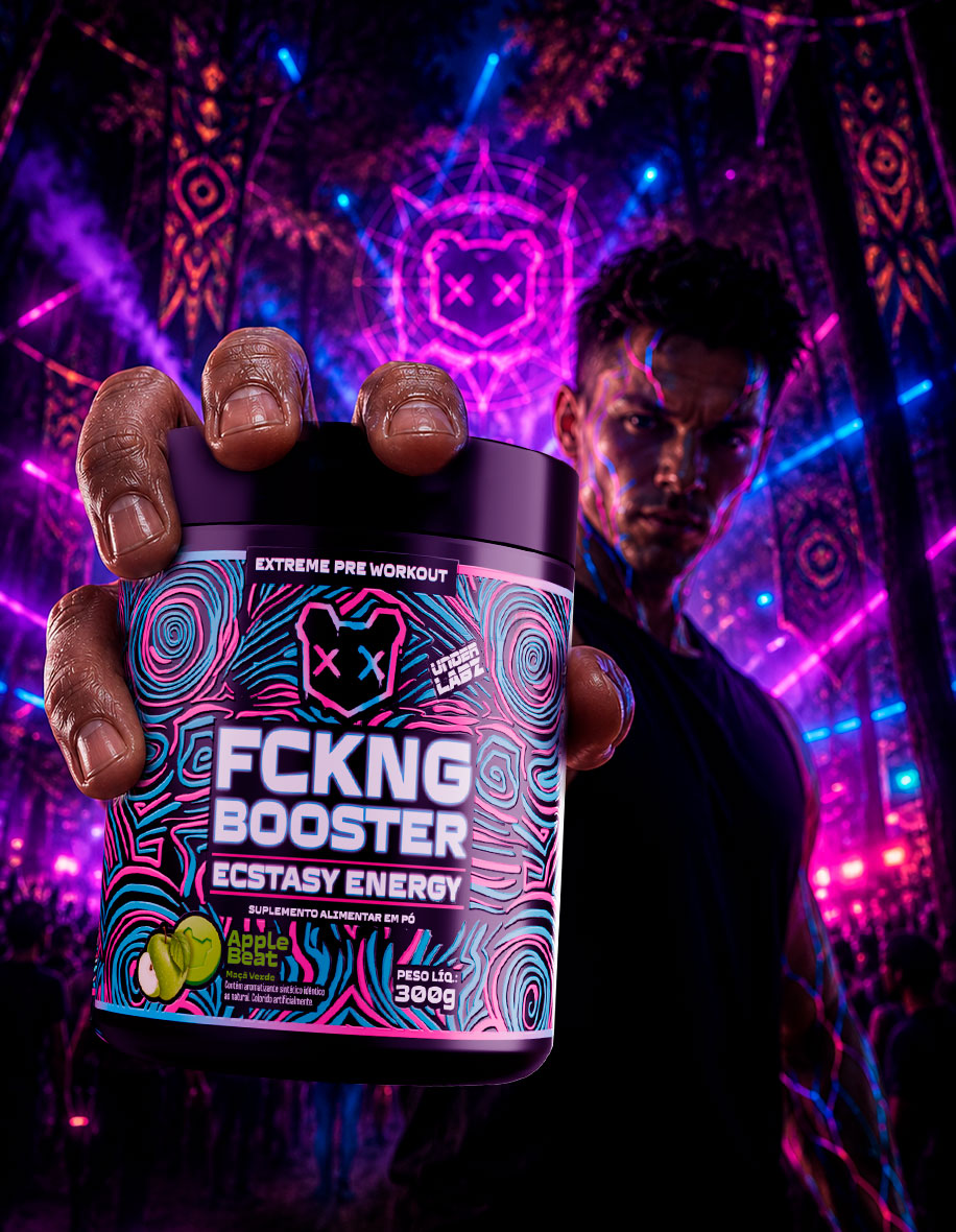 Estilo de vida FCKNG BOOSTER ENERGY APPLE BEAT 300g