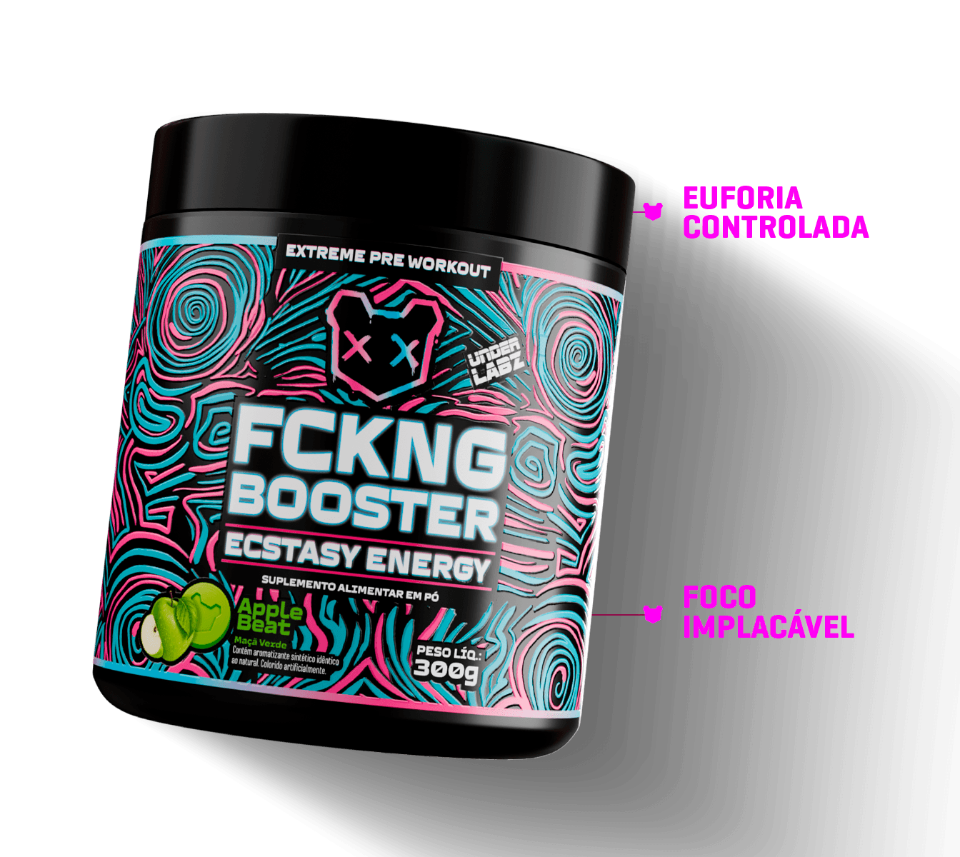 FCKNG BOOSTER ENERGY APPLE BEAT 300g