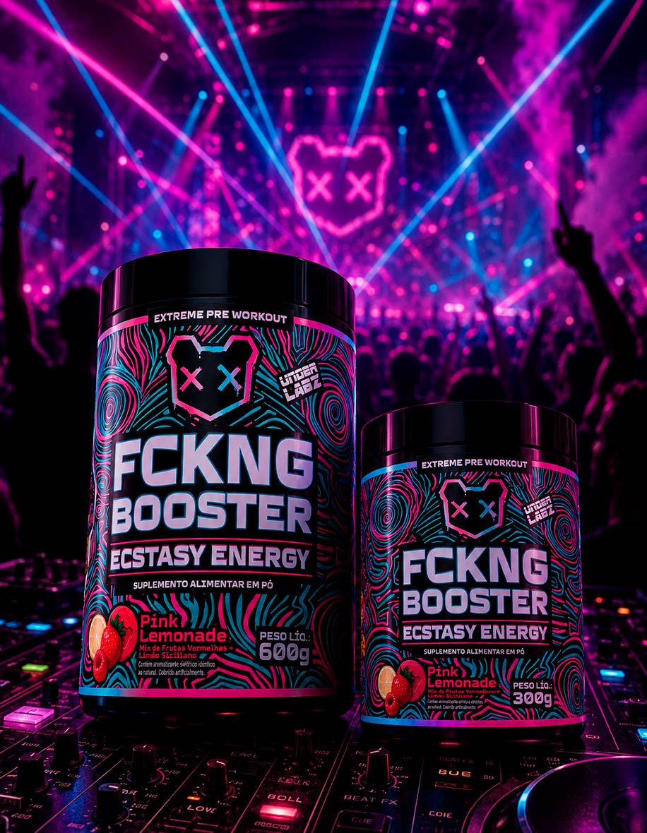 Estilo de vida FCKNG BOOSTER ENERGY PINK LEMONADE 600g