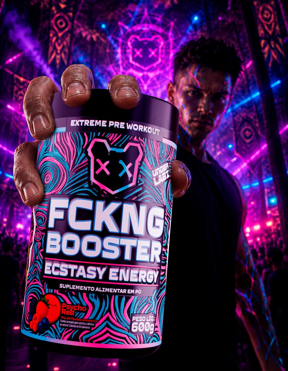 Estilo de vida FCKNG BOOSTER ENERGY PSYCHO RED 600g