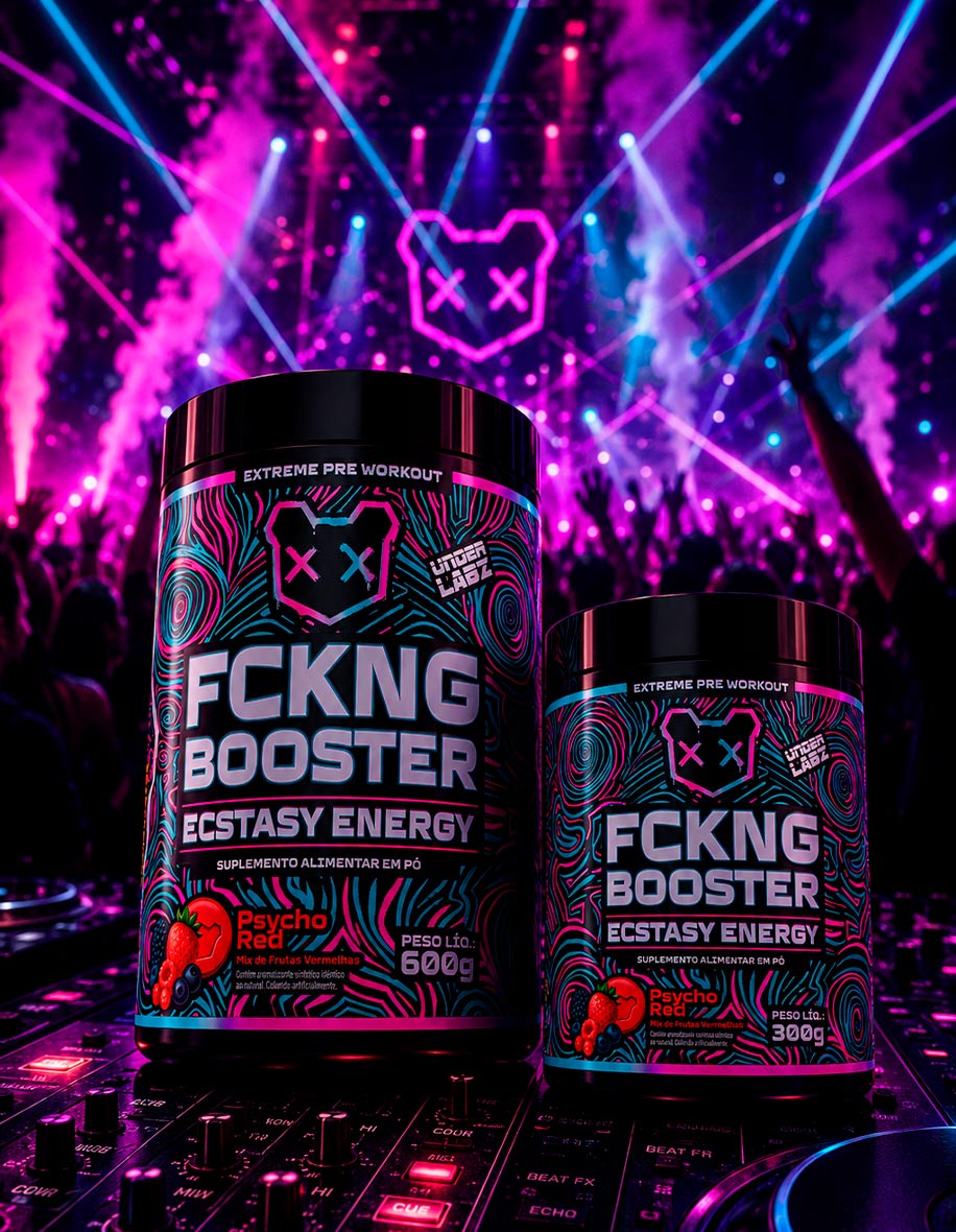 Estilo de vida FCKNG BOOSTER ENERGY PSYCHO RED 300g