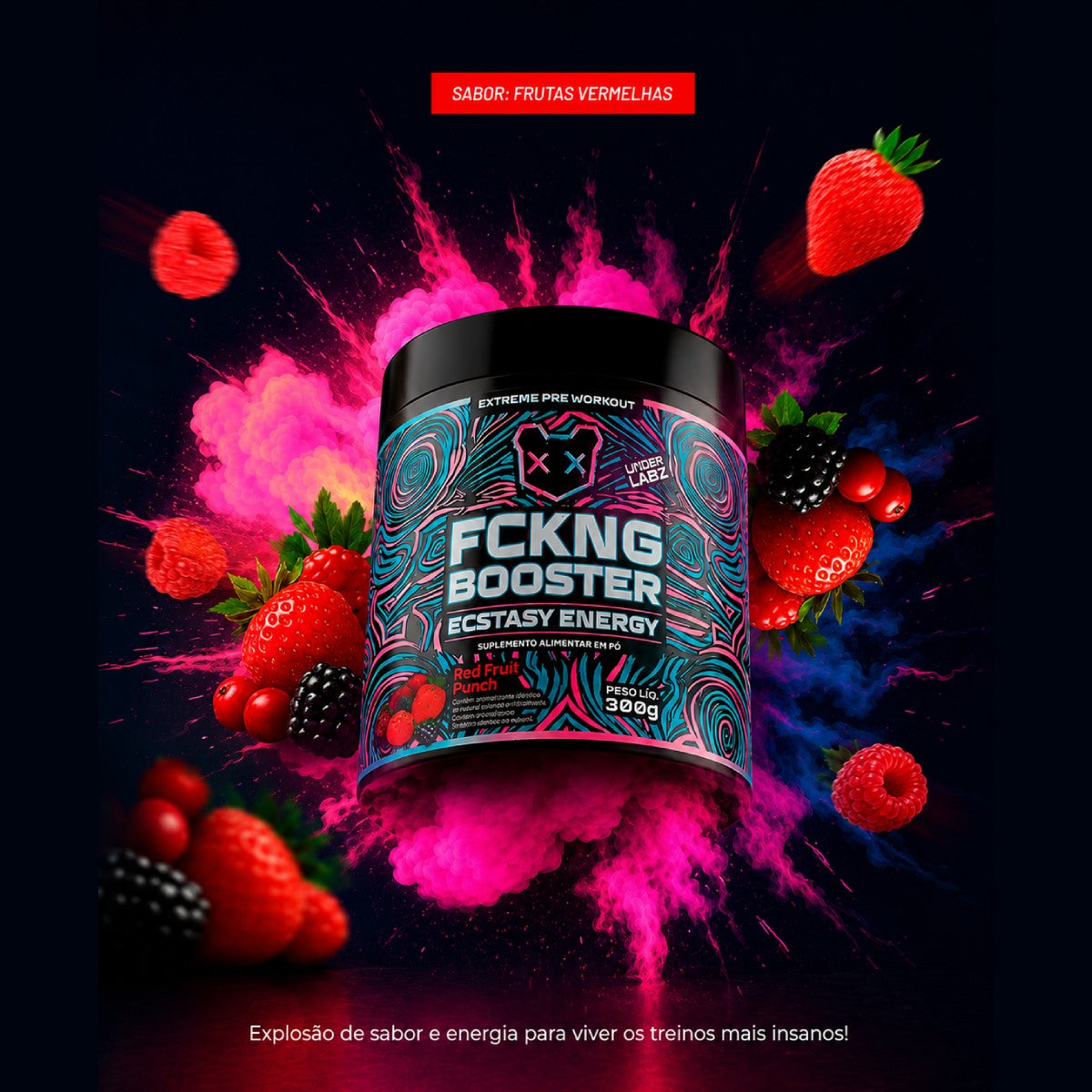 FCKNG BOOSTER ENERGY PSYCHO RED 300g
