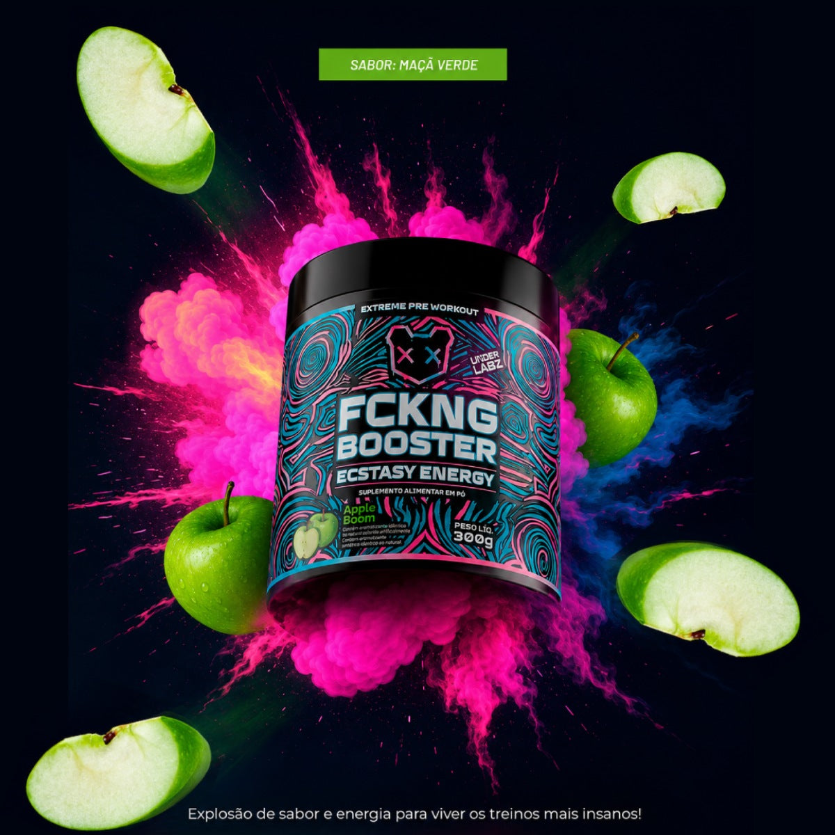 FCKNG BOOSTER ENERGY APPLE BEAT 600g
