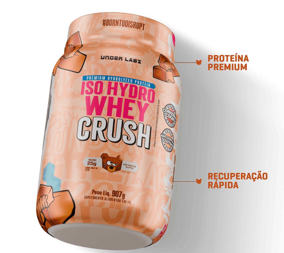ISO HYDRO WHEY CRUSH DULCE DE LECHE 907g