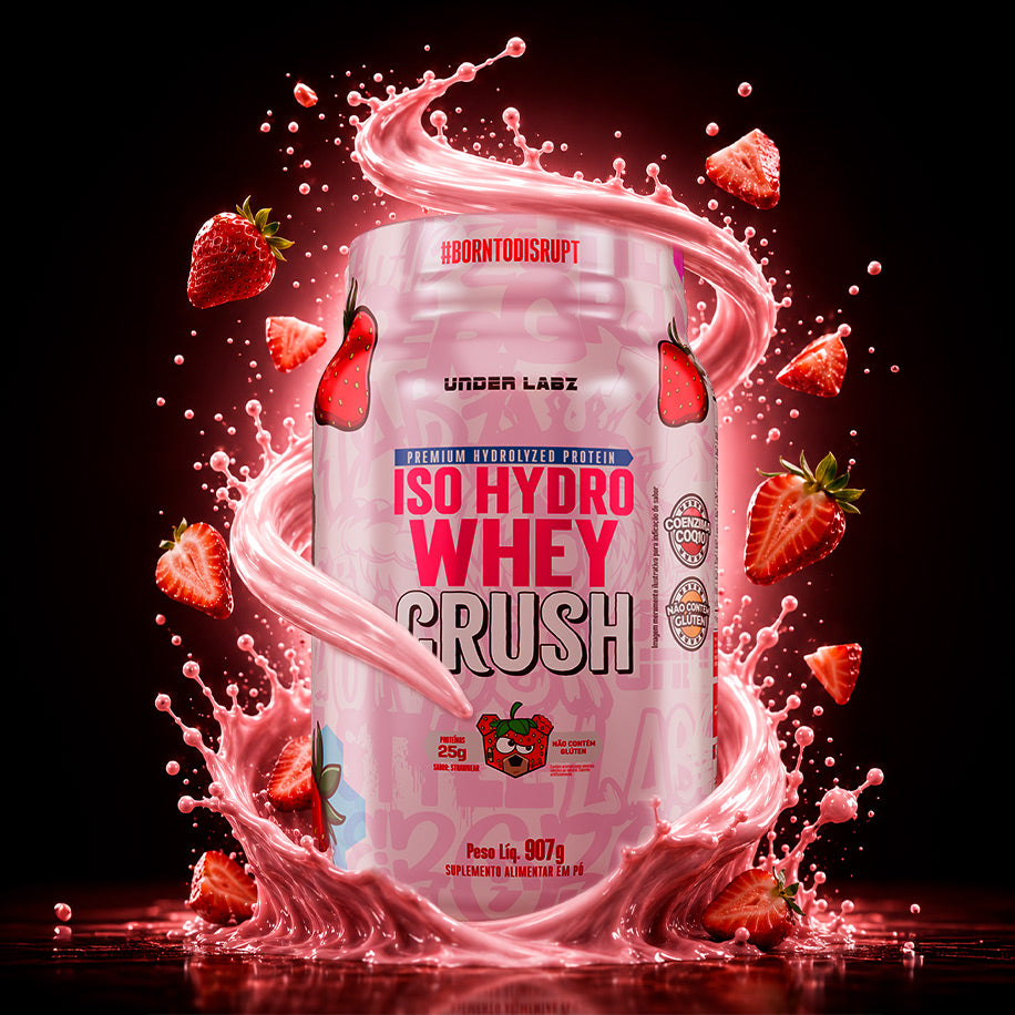 Dúvidas frequentes sobre ISO HYDRO WHEY CRUSH STRAWBEAR 907g