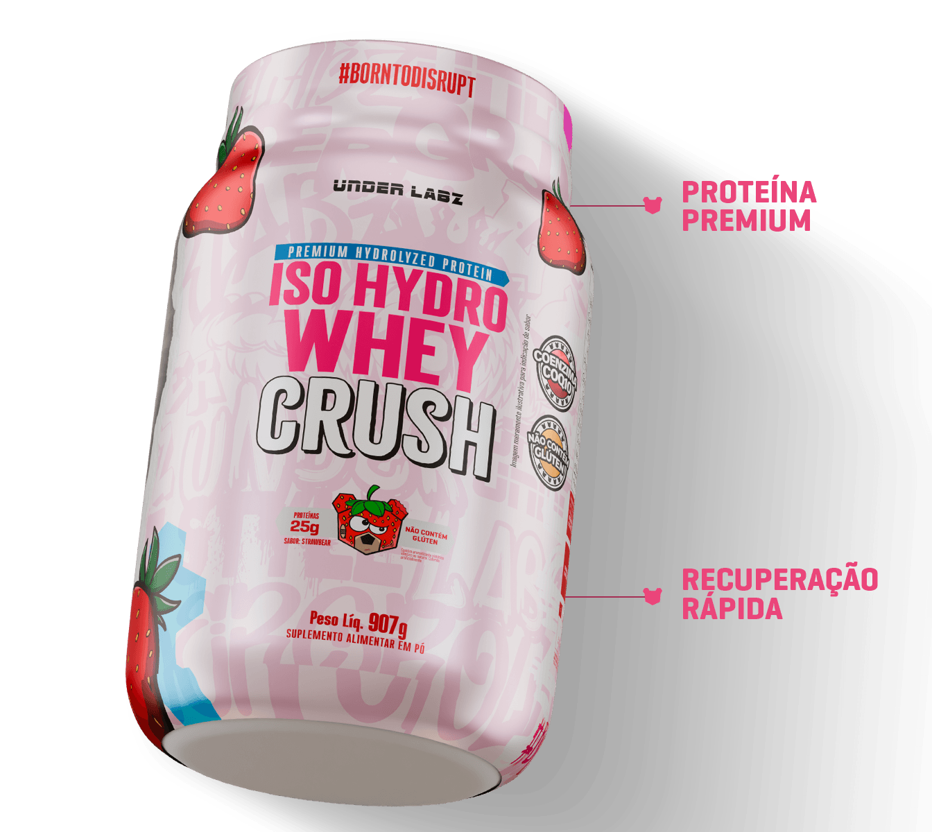 ISO HYDRO WHEY CRUSH STRAWBEAR 907g