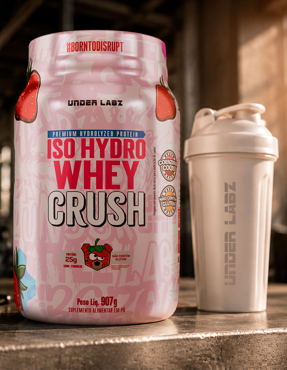 Estilo de vida ISO HYDRO WHEY CRUSH STRAWBEAR 907g
