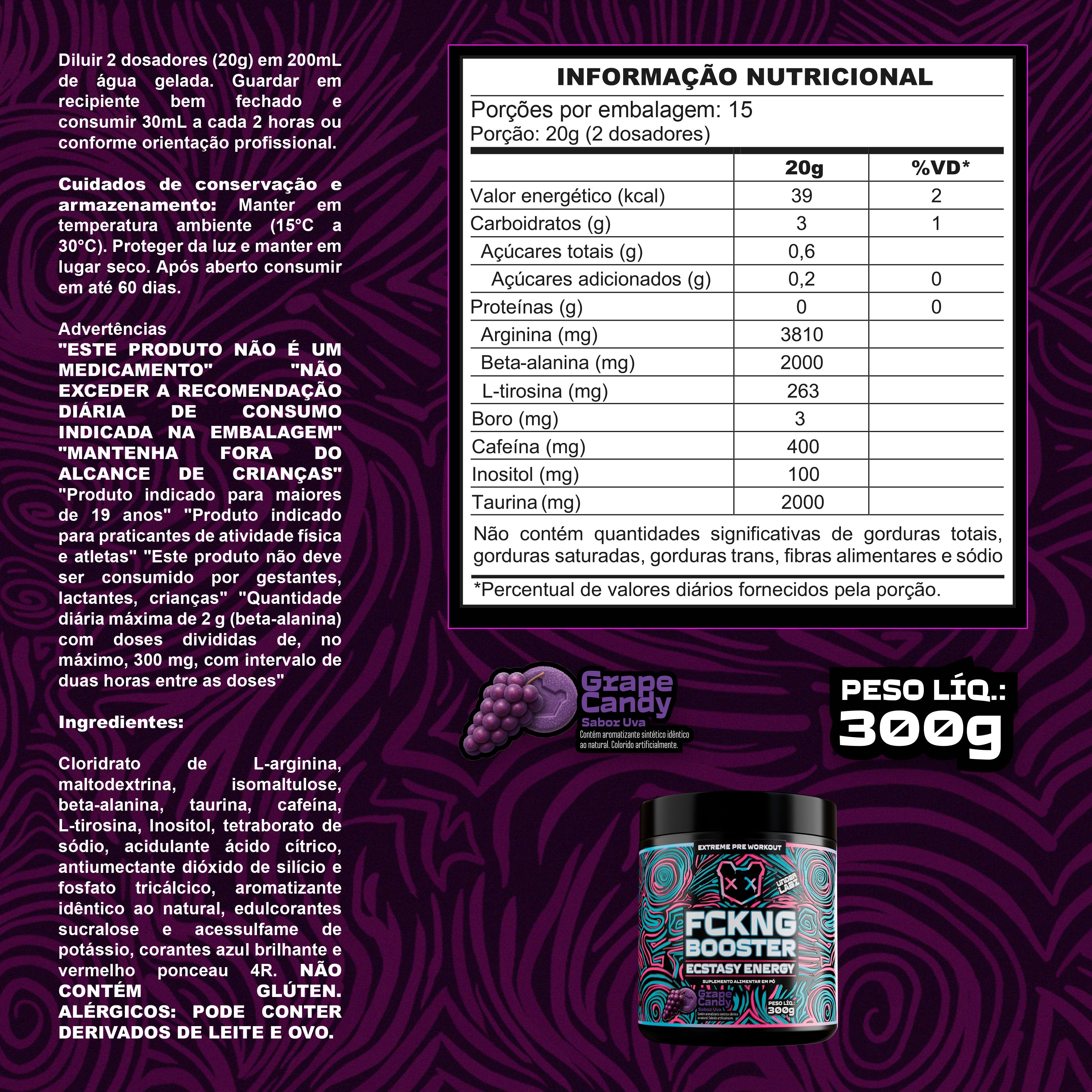 KIT TRIPLE FCKNG BOOSTER  | Under Labz – Loja Oficial