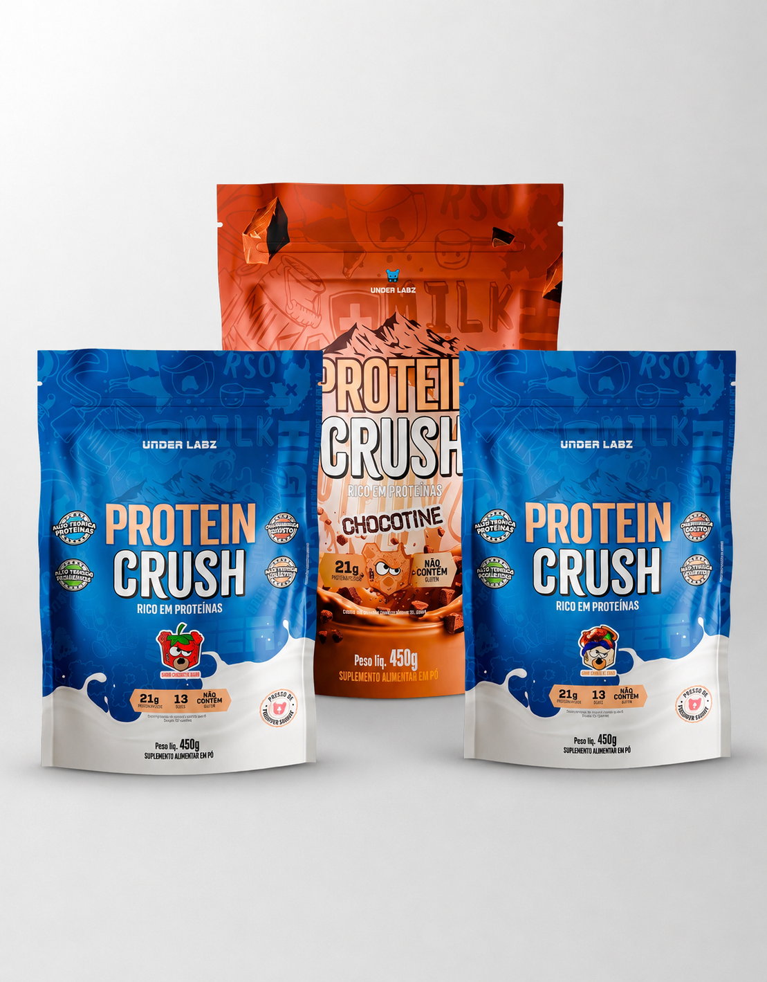 KIT TRIPLE PROTEIN CRUSH 450G