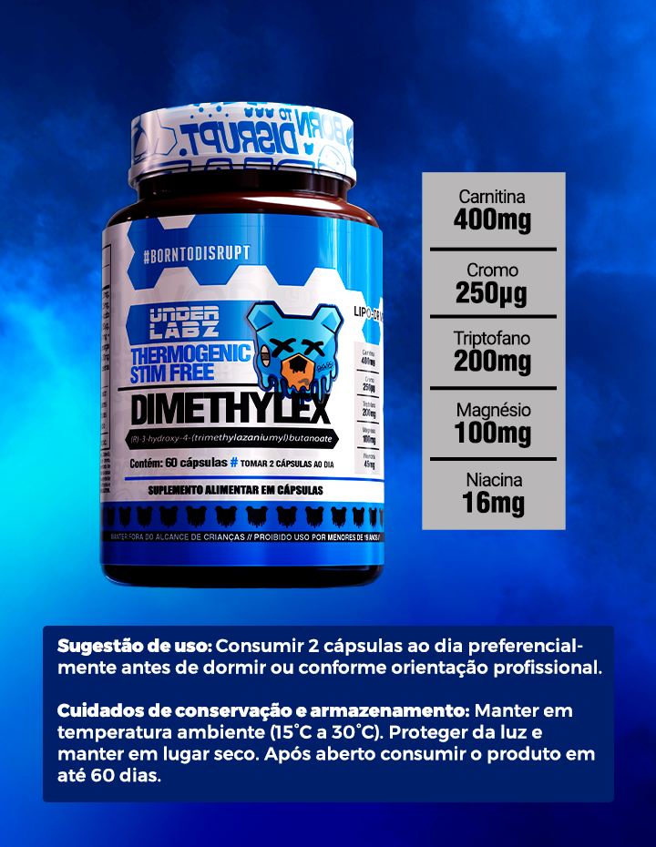 LOJA - DIMETHYLEX STIM FREE  | Under Labz – Loja Oficial