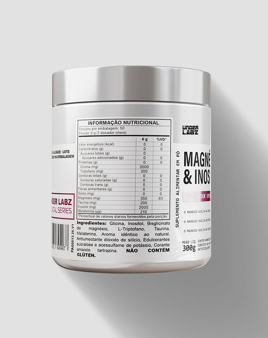 MAGNESIO INOSITOL 300G  | Under Labz – Loja Oficial