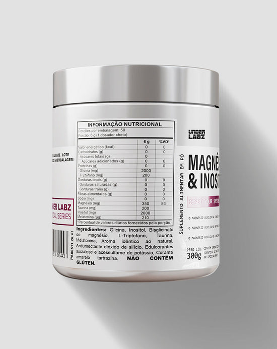 MAGNESIO INOSITOL 300G  | Under Labz – Loja Oficial